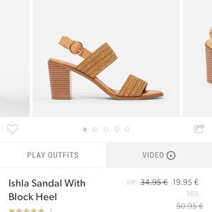 JustFab Ishla Block Heels